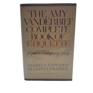 Vintage 1978 Amy Vanderbilt Complete Book of Etiquette Guide Contemporary Living